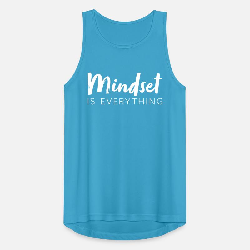Mindset is everything Männer Tank Top atmungsaktiv