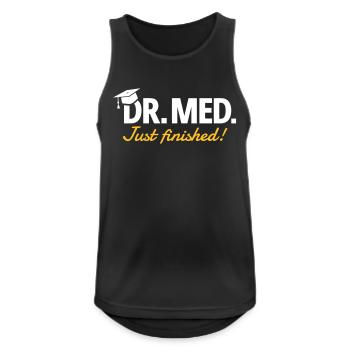 Medical doctor - Men's Breathable Tank Top - black - Front - Nick (188cm)
