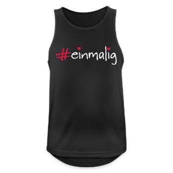 unique - Men's Breathable Tank Top - black - Front - Nick (188cm)