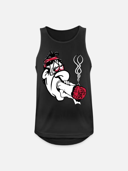 Kiffen jointly broad stoned - Men's Breathable Tank Top - black