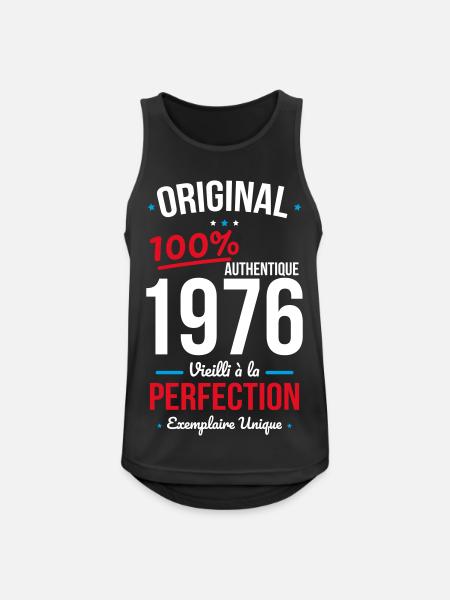 1976 – Original – Unique copy - Men's Breathable Tank Top - black