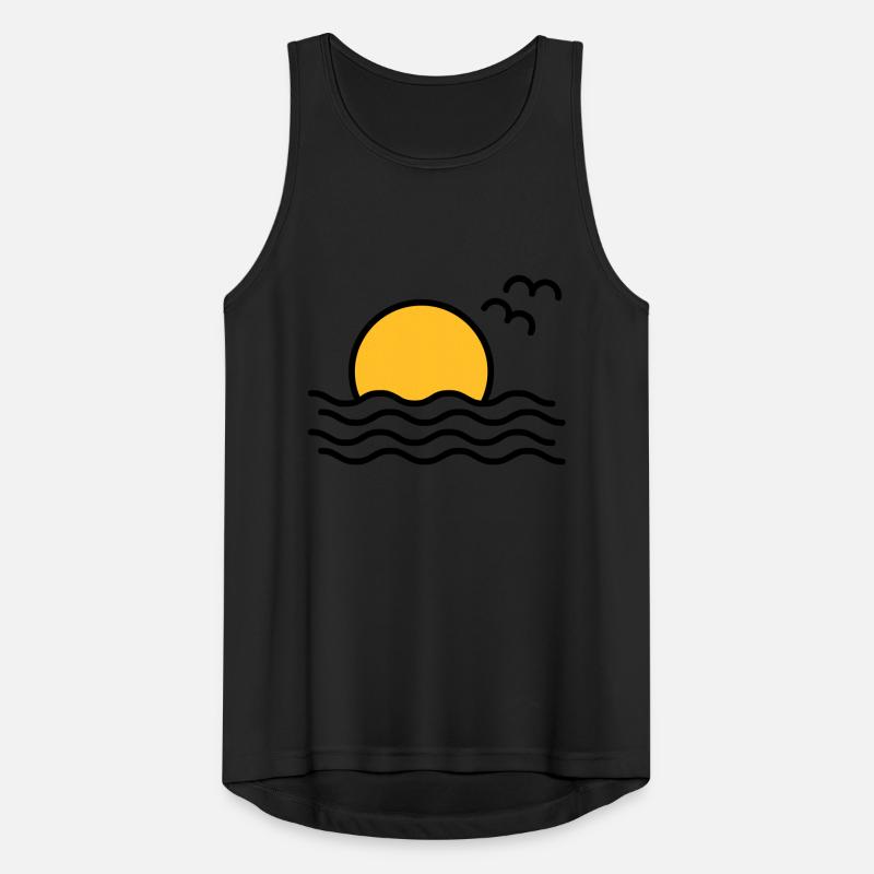 sunset Men's Breathable Tank Top