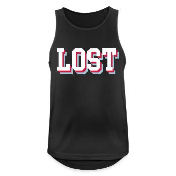 Mustard gas - Men's Breathable Tank Top - black - Front - Nick (188cm)