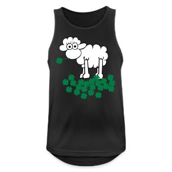 st. Patrick's sheep - Débardeur respirant Homme - noir - Devant - Nick (188cm)