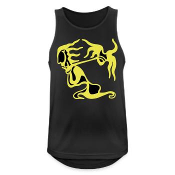 Long-distance relationship. On the tightrope of love - Men's Breathable Tank Top - black - Front - Nick (188cm)