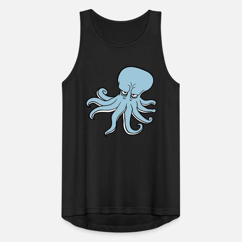 Octopus Octopus Octopus Squid Cephalopod Evil Eye Men's Breathable Tank Top