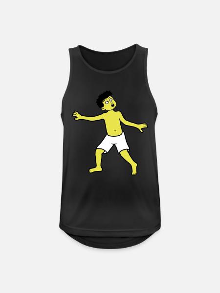 Boy is afraid - Men's Breathable Tank Top - black