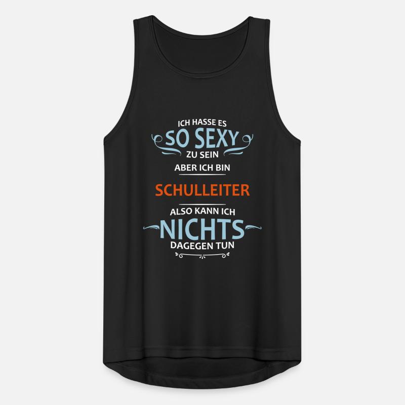 Schulleiter Beruf Männer Tank Top atmungsaktiv