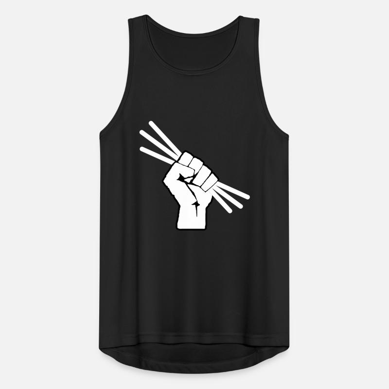 Leuchtstäbchen - Knicklicht - Faust Männer Tank Top atmungsaktiv