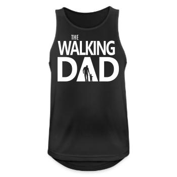The walking Dad Papa Vater Sohn Geschenk lustig - Männer Tank Top atmungsaktiv - Schwarz - Vorne - Nick (188cm)