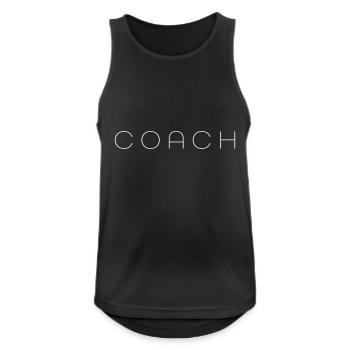 Coach - Men's Breathable Tank Top - black - Front - Nick (188cm)