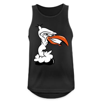 Be the first - Men's Breathable Tank Top - black - Front - Nick (188cm)