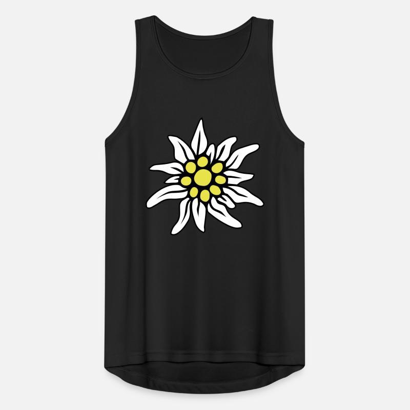 EDELWEISS BLÜTE Männer Tank Top atmungsaktiv