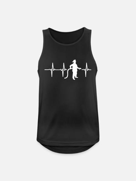 APPEAL - FIREMAN! - Men's Breathable Tank Top - black