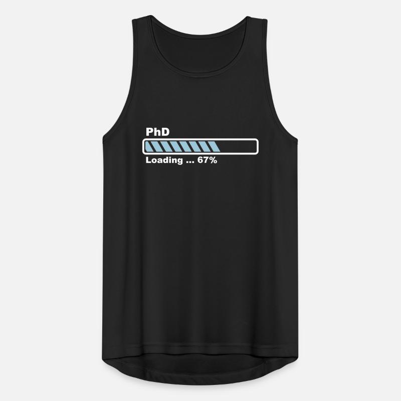 PhD loading bar Men's Breathable Tank Top