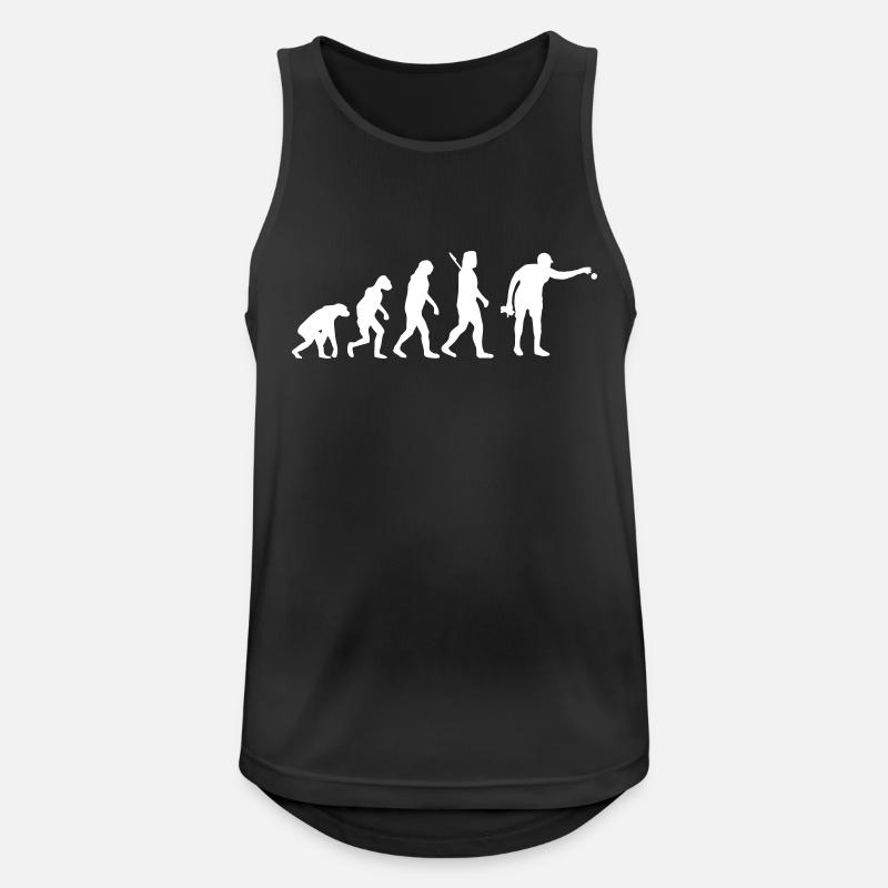Evolution Boule - Männer Tank Top atmungsaktiv - Schwarz