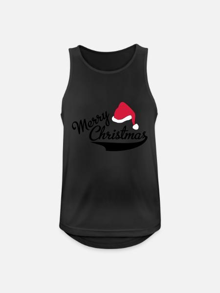 christmas - Men's Breathable Tank Top - black
