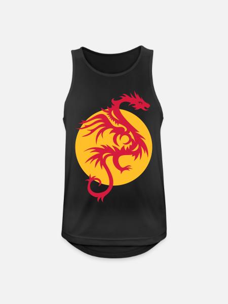 DRAGON SUN - Débardeur respirant Homme - noir