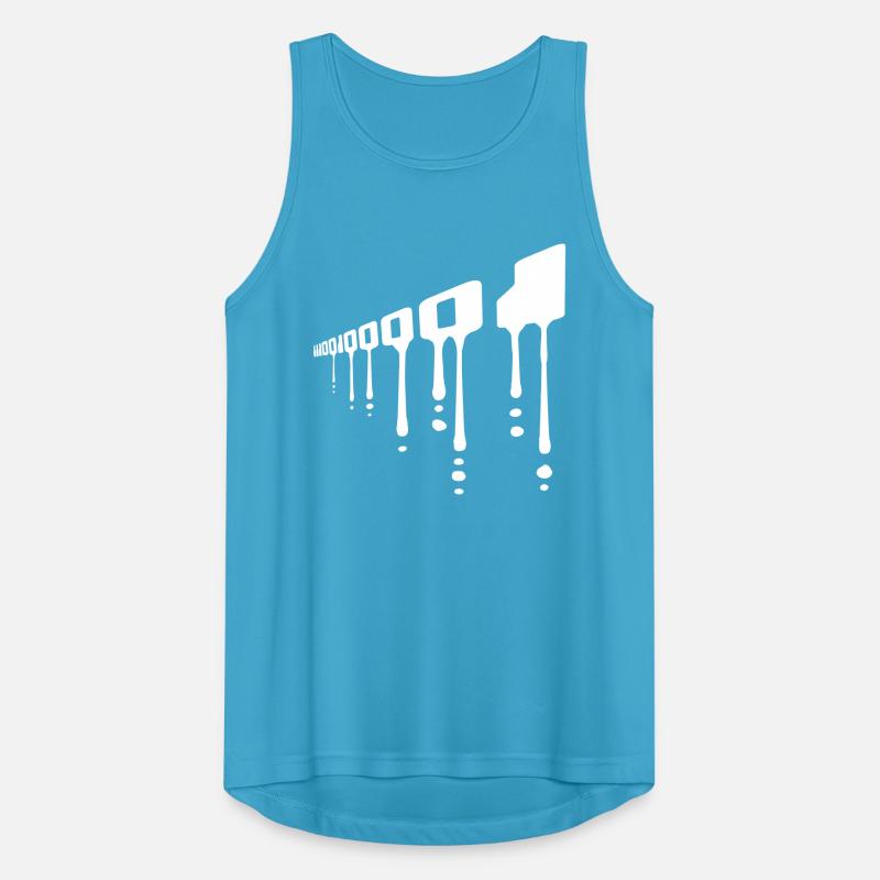Binär Code Programm Sprache Männer Tank Top atmungsaktiv