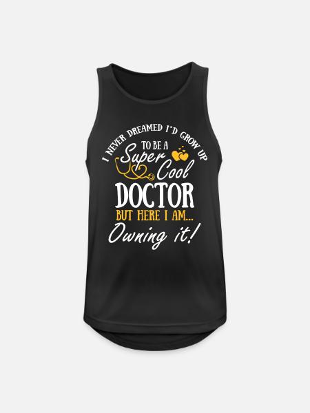 Super cool doctor - Men's Breathable Tank Top - black
