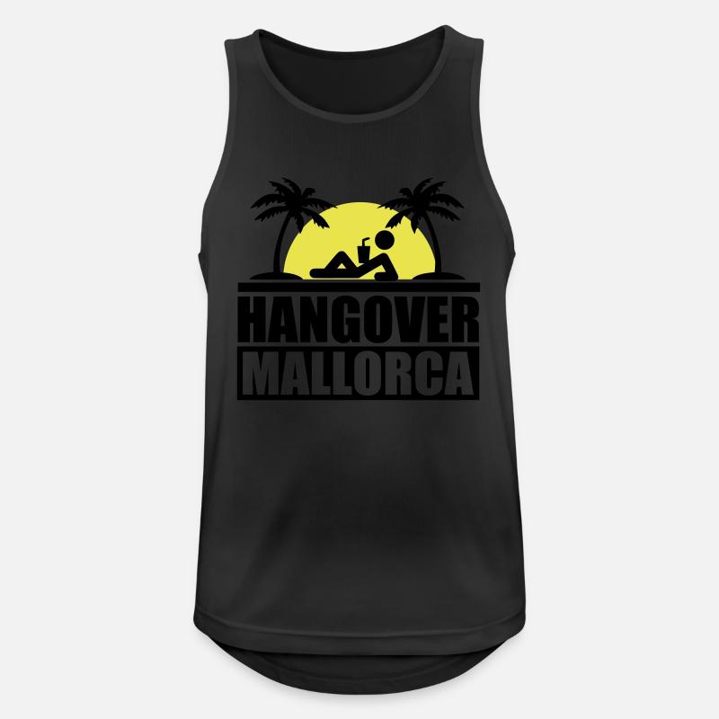 hangover_mallorca_2f - Männer Tank Top atmungsaktiv - Schwarz