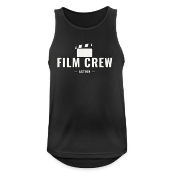 Film Crew Action Director Set Team Movie Production - Men's Breathable Tank Top - black - Front - Nick (188cm)