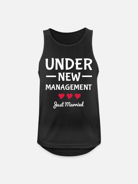 Married - Men's Breathable Tank Top - black