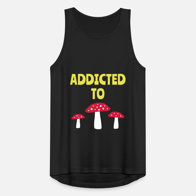 Addicted to fly agarics (three fly agarics) Men's Breathable Tank Top