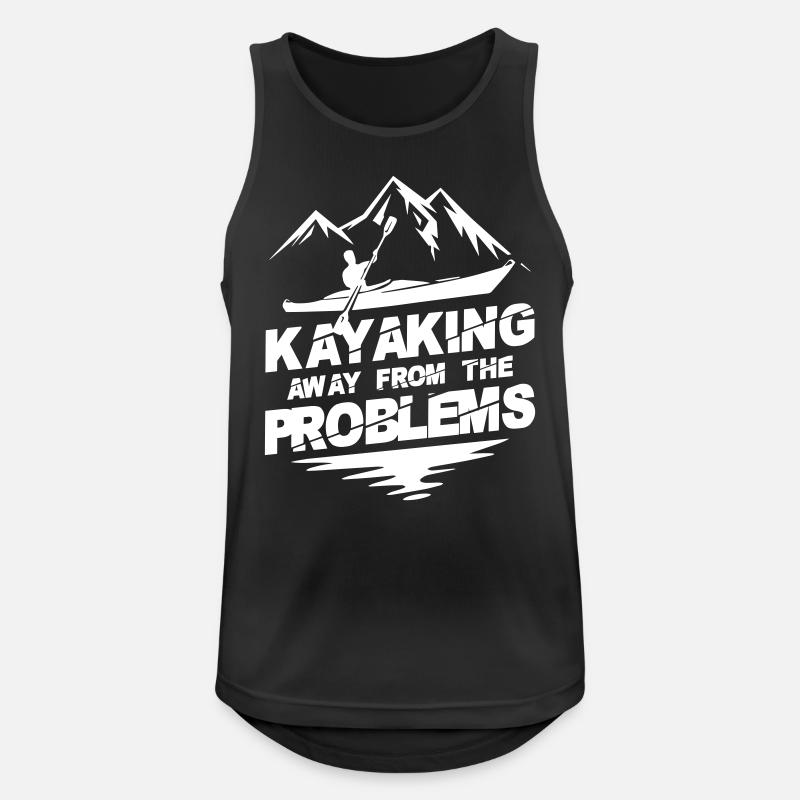Away From The Problem - Men's Breathable Tank Top - black