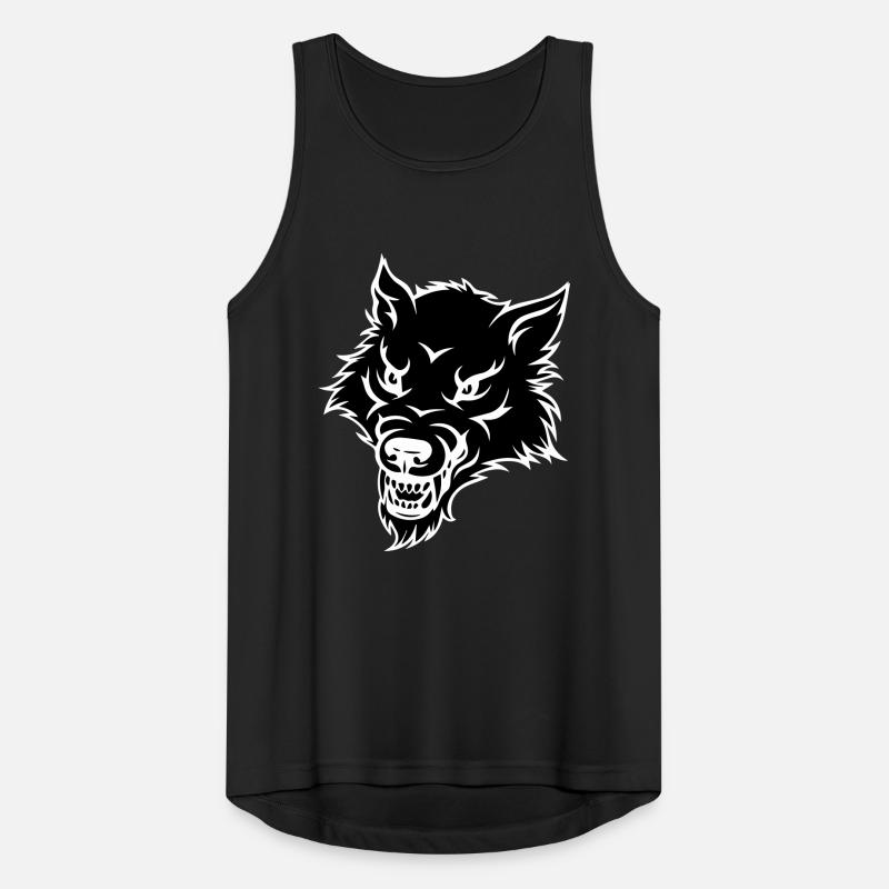 wolf Men's Breathable Tank Top