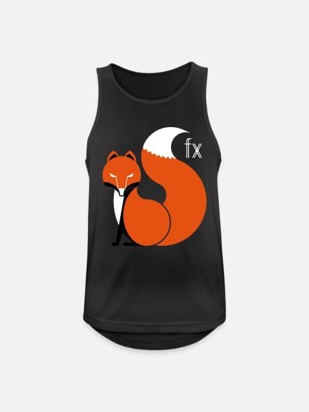FOX FX Tasche - Männer Tank Top atmungsaktiv - Schwarz