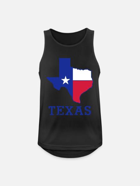 Texas - Men's Breathable Tank Top - black