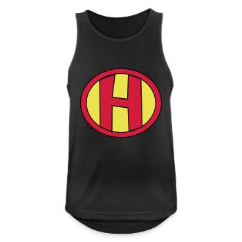 Super, Superheld, Superheldin, Hero, H - Men's Breathable Tank Top - black - Front - Nick (188cm)