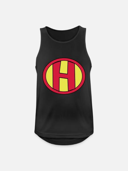 Super, Superheld, Superheldin, Hero, H - Men's Breathable Tank Top - black