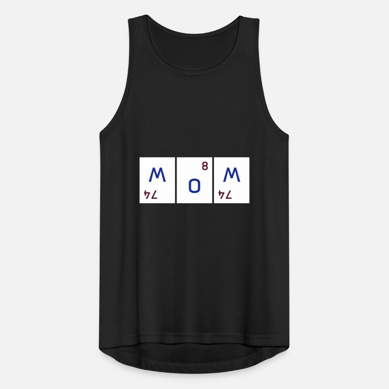 Mom (zweimal Wolfram verdreht, Sauerstoff) Männer Tank Top atmungsaktiv
