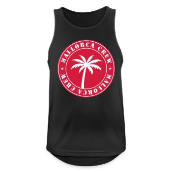Majorque Crew Holidays - Débardeur respirant Homme - noir - Devant - Nick (188cm)