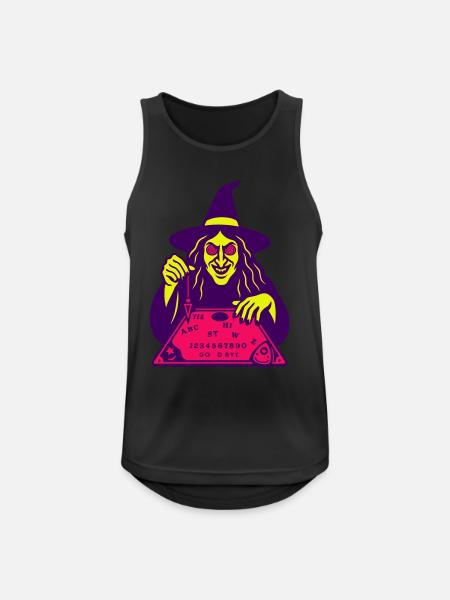 Hypno Witch - Männer Tank Top atmungsaktiv - Schwarz
