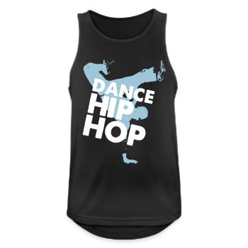 Dance HIPHOP - Men's Breathable Tank Top - black - Front - Nick (188cm)