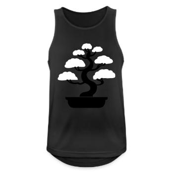 bonsai baum tree - Männer Tank Top atmungsaktiv - Schwarz - Vorne - Nick (188cm)