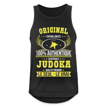 Authentique et véritable judoka - Original - Débardeur respirant Homme - noir - Devant - Nick (188cm)