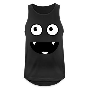 Funny Vampir Monster - Débardeur respirant Homme - noir - Devant - Nick (188cm)
