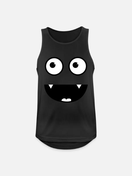 Funny Vampir Monster - Men's Breathable Tank Top - black