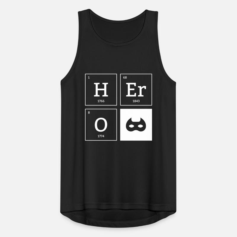 HERO Mask Superhero Elements Cadeau Débardeur respirant Homme