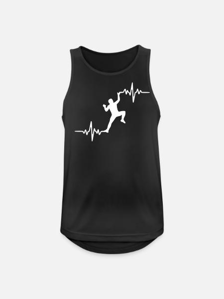 Passion for climbing - Men's Breathable Tank Top - black