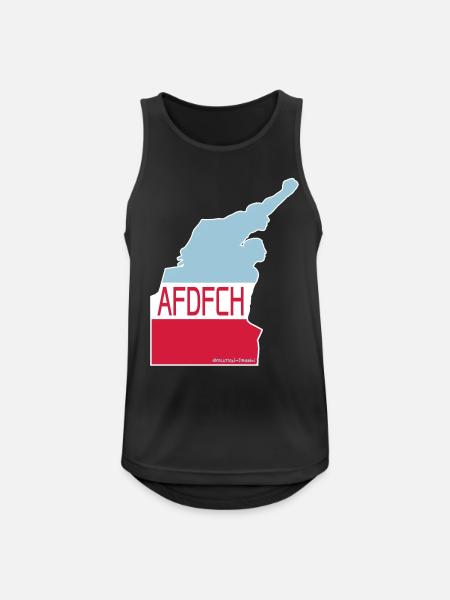 Matrosendenkmal AFDFCH - Männer Tank Top atmungsaktiv - Schwarz