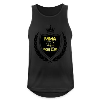 Club de combat MMA - Débardeur respirant Homme - noir - Devant - Nick (188cm)
