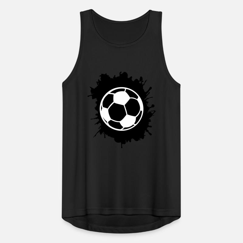fußball klecks Männer Tank Top atmungsaktiv