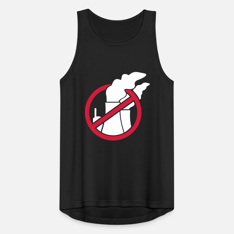 Nuclear power - not with us! Men's Breathable Tank Top