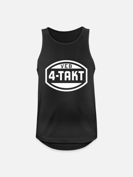 VEB 4-Takt Logo (1c) - Männer Tank Top atmungsaktiv - Schwarz