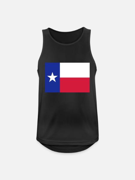Flag Texas - Men's Breathable Tank Top - black